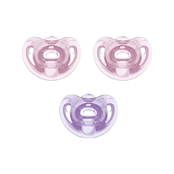NUK Pink Orthodontic لهايات ، 3 عبوات