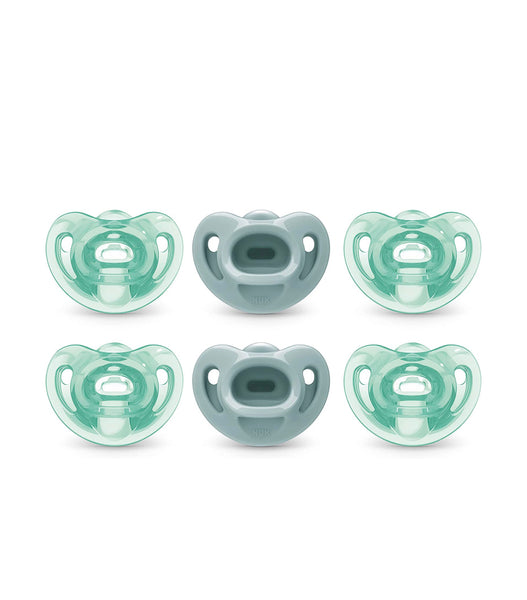 NUK Blue Orthodontic Pacifiers, 6 Pack