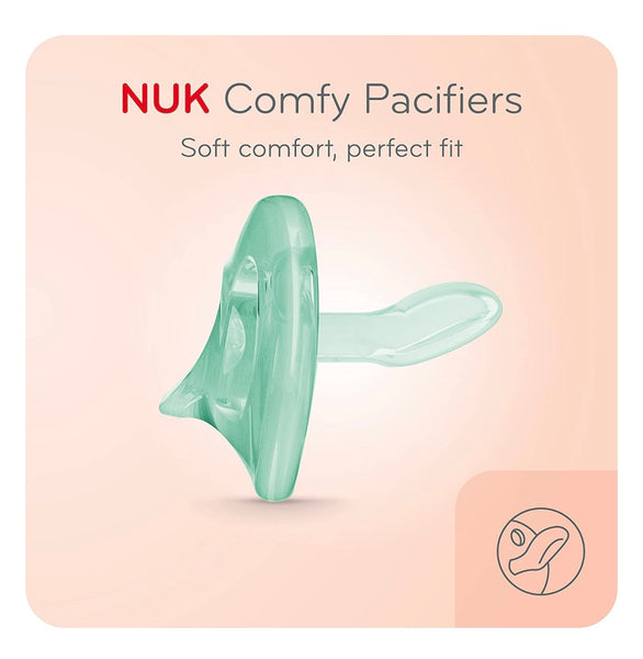 NUK Blue Orthodontic Pacifiers, 6 Pack