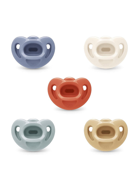 لهايات NUK Comfy "Timeless" لتقويم الأسنان ، 5 عبوات